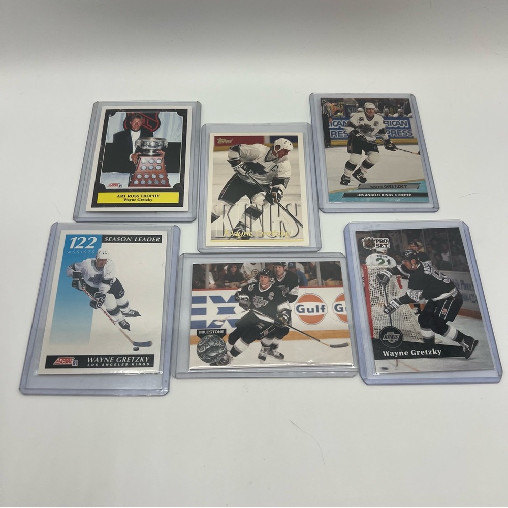NHL Wayne Gretzky Hockey Trading Cards Set of 6 Los Angeles‎ Kings